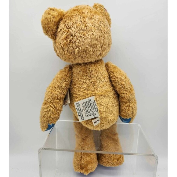 Boyds Jim Shore Flurries Snowman Teddy Bear 15” Plush Quilted Fabric Belly w/Tag - Picture 4 of 8